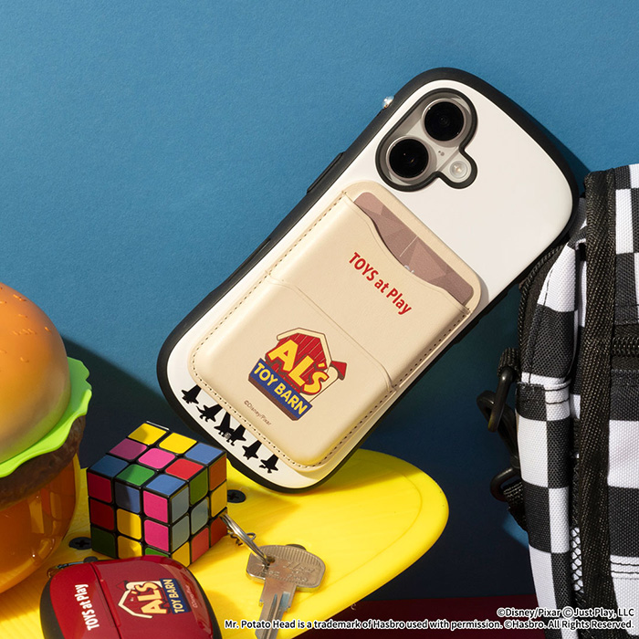 【新】ディズニー/ピクサーキャラクター iFace MagSynq カードウォレット(トイ・ストーリー/PIZZA PLANET)