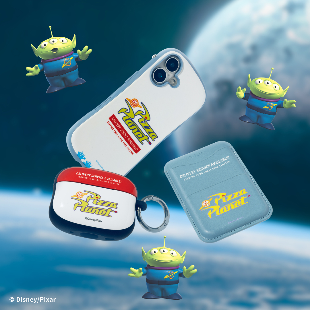 【新】ディズニー/ピクサーキャラクター iFace MagSynq カードウォレット(トイ・ストーリー/PIZZA PLANET)