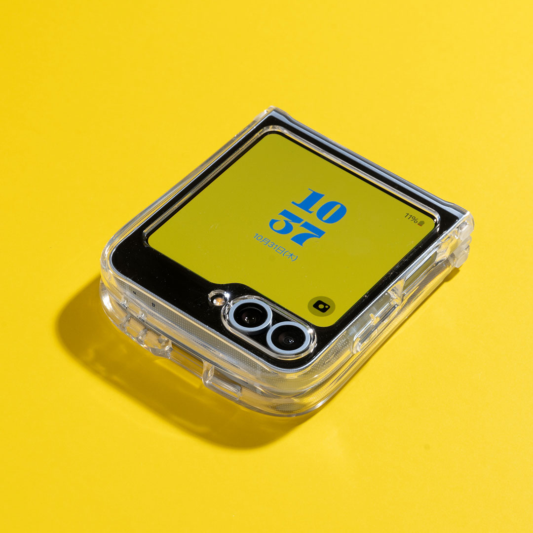 iFace Galaxy Z Flip 6 ケース ギャラクシー Frip Look in Clear