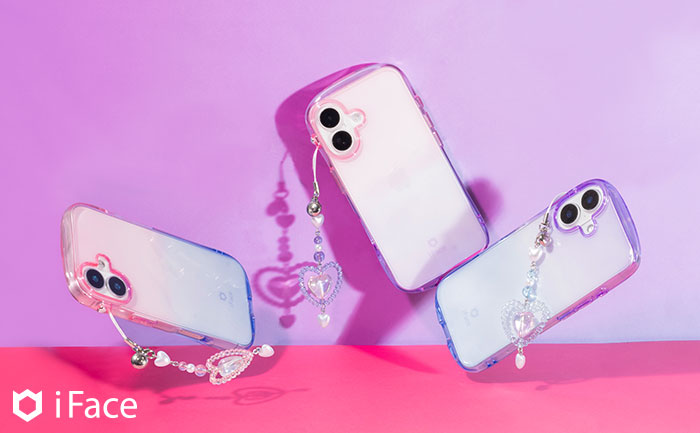 [iPhone 16/15/14/13専用]iFace Look in Clear Lollyケース