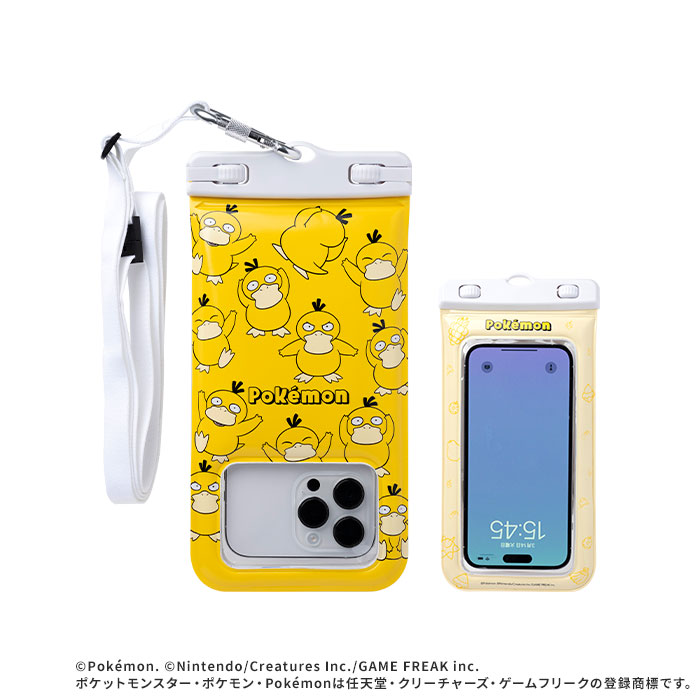 防水ケース ポケモン ポケットモンスター DIVAID スマホ ワイドサイズ iphone 浮く スマホケース ポーチ 海 貴重品 大きめ ショルダー ストラップ ななめ掛け｜keitai｜03