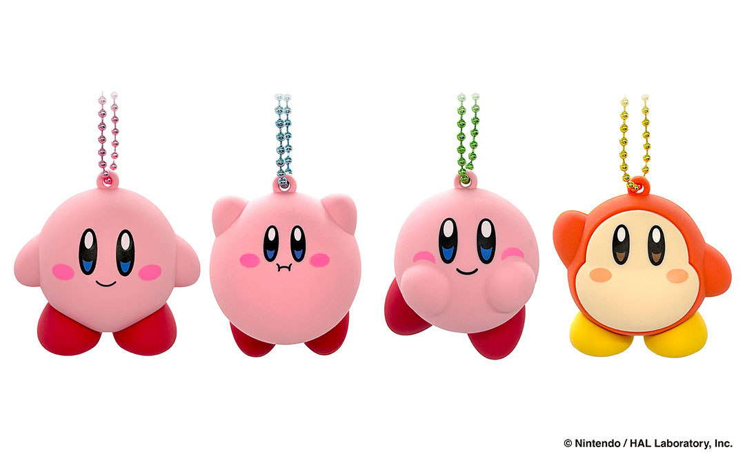 星のカービィ ぷっくり ラバーマスコット キーホルダー キーチャーム