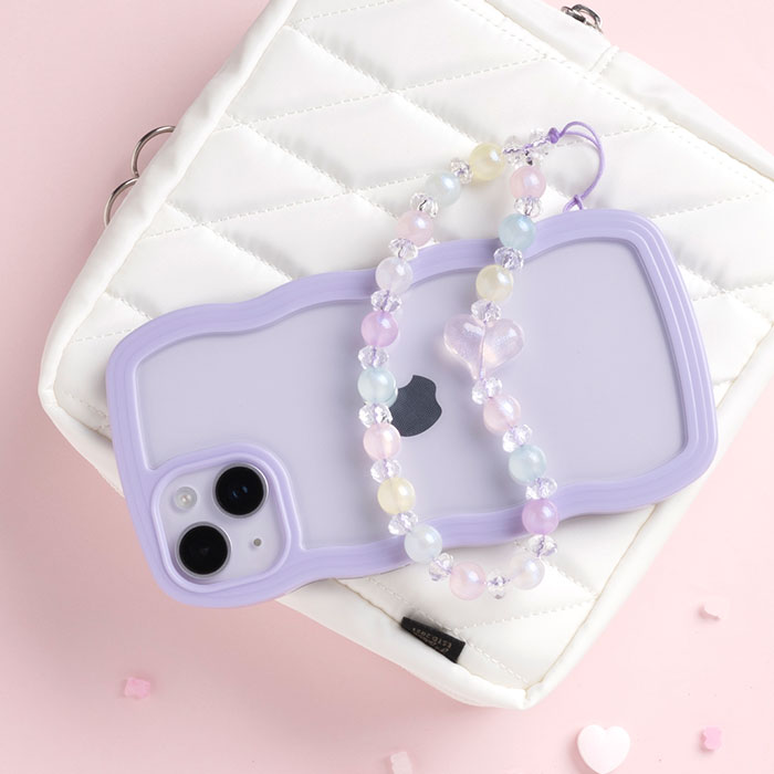 【新】[iPhone 12/12 Pro専用]ULTRA FINE Wavy Frame iPhoneケース(ホワイト)