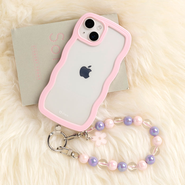 【新】[iPhone 12/12 Pro専用]ULTRA FINE Wavy Frame iPhoneケース(ホワイト)