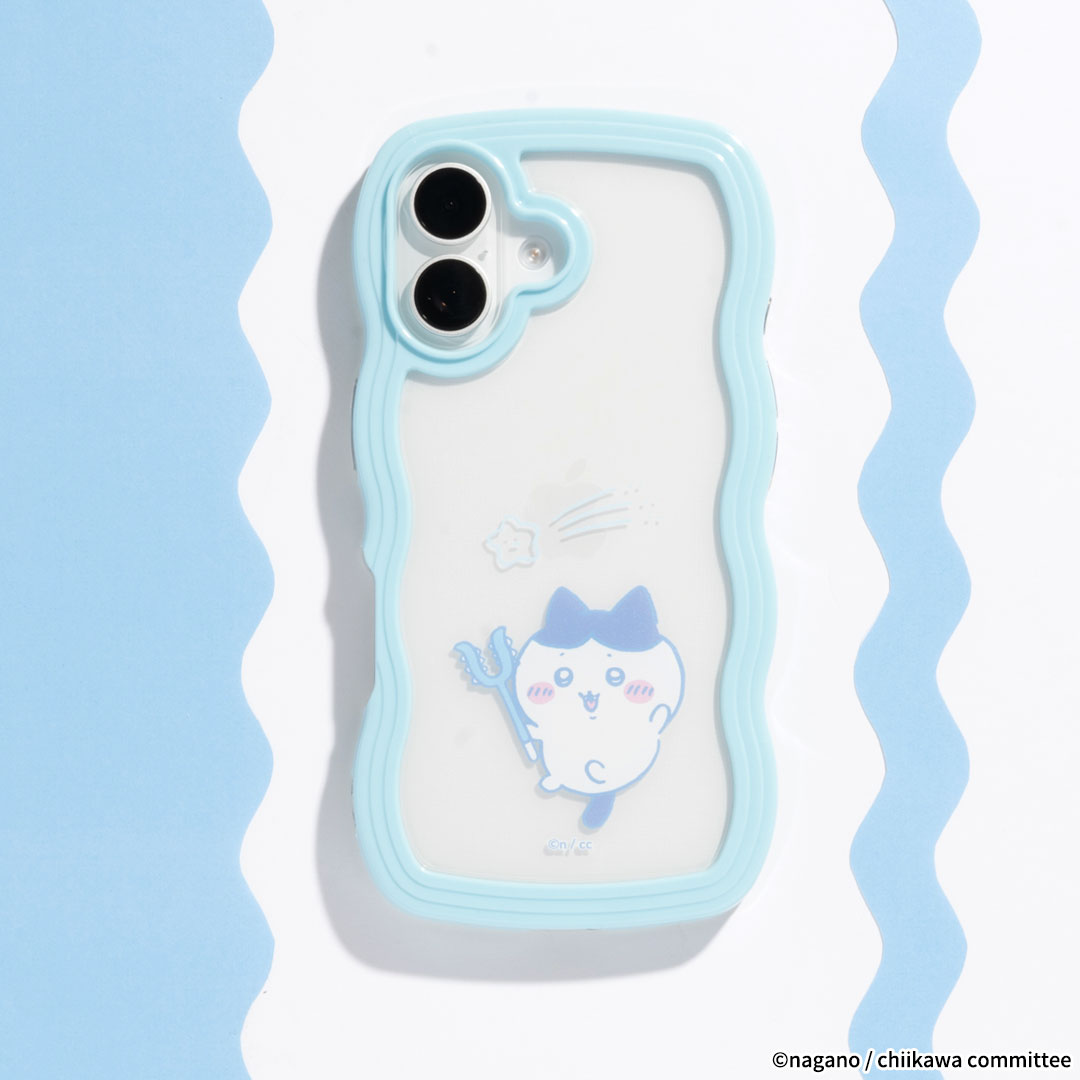 [iPhone 15/14/13専用]ちいかわ うねうねケース(ピンク/ちいかわ)
