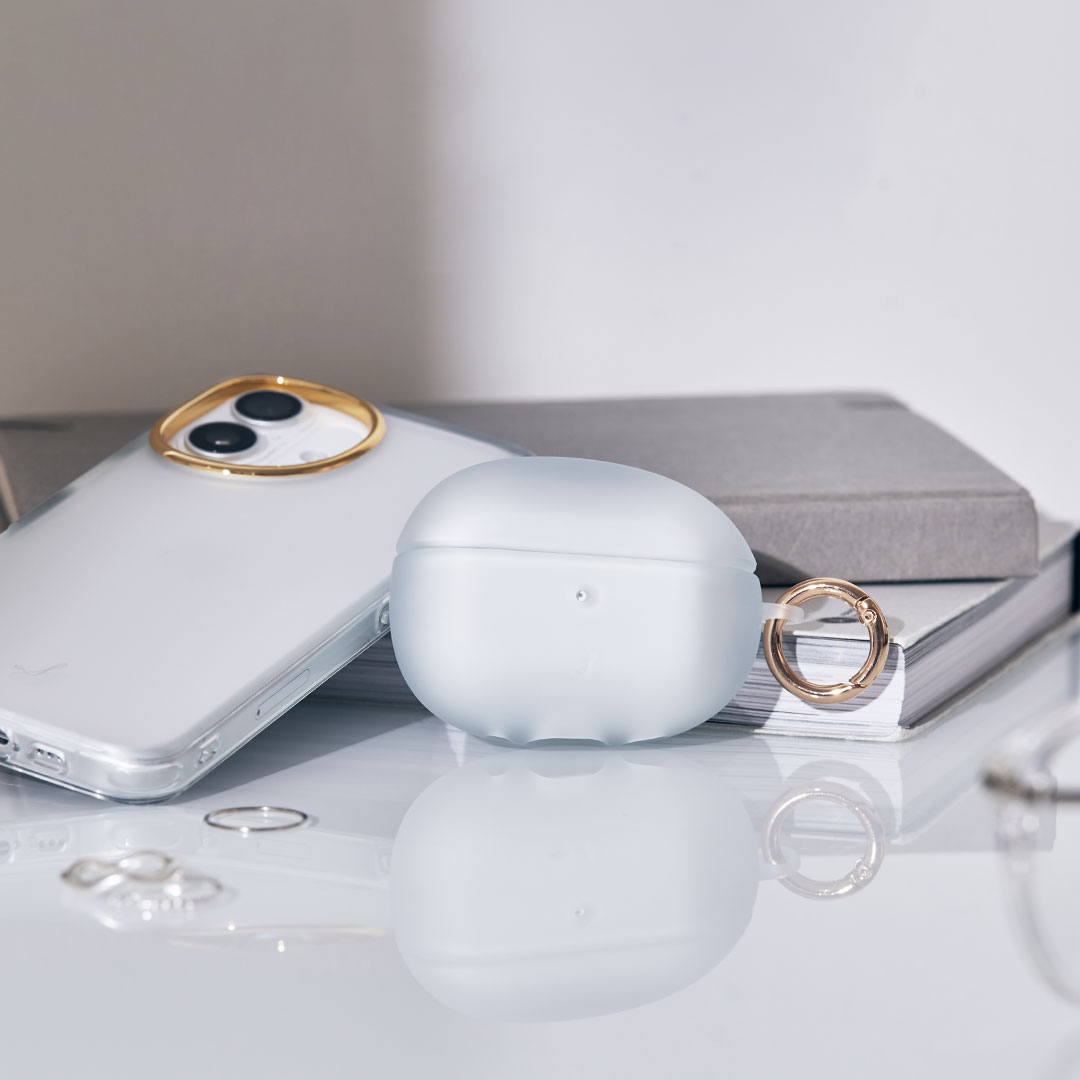 AirPods Pro 2 第2世代 Salistyケース付 salisty AirPods AirPodsPro第2世代 AirPods第1世代 クリアカラー 耐