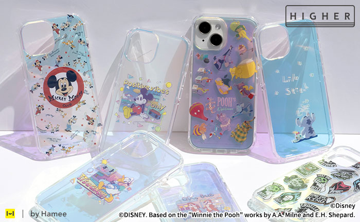 [iPhone 15専用]ディズニーキャラクター HIGHER ハイブリッドケース