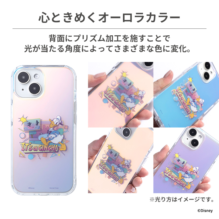[iPhone 15専用]ディズニーキャラクター HIGHER ハイブリッドケース