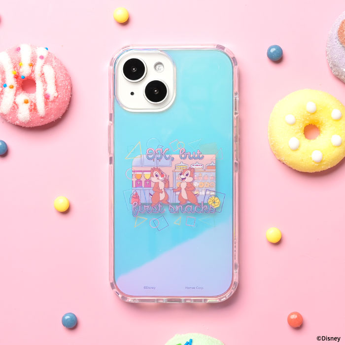 [iPhone 15専用]ディズニーキャラクター HIGHER ハイブリッドケース