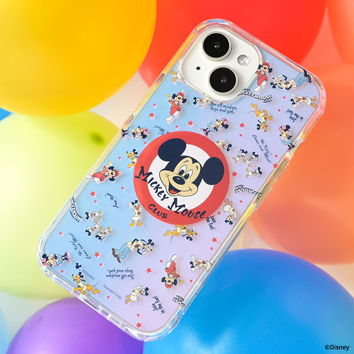 [iPhone 15専用]ディズニーキャラクター HIGHER ハイブリッドケース