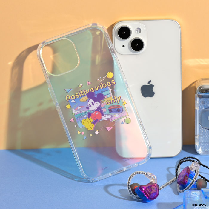 [iPhone 15専用]ディズニーキャラクター HIGHER ハイブリッドケース