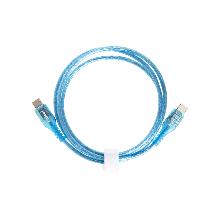 humor USB 2.0 CABLE TYPE-C to TYPE-C 1.0m(クリア) | humor | 01