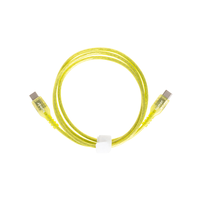 humor USB 2.0 CABLE TYPE-C to TYPE-C 1.0m(クリア) | humor | 03