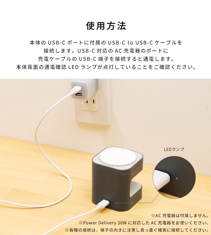 humor ワイヤレス充電器 スマホ充電器 2in1 Magsafe iphone 充電器
