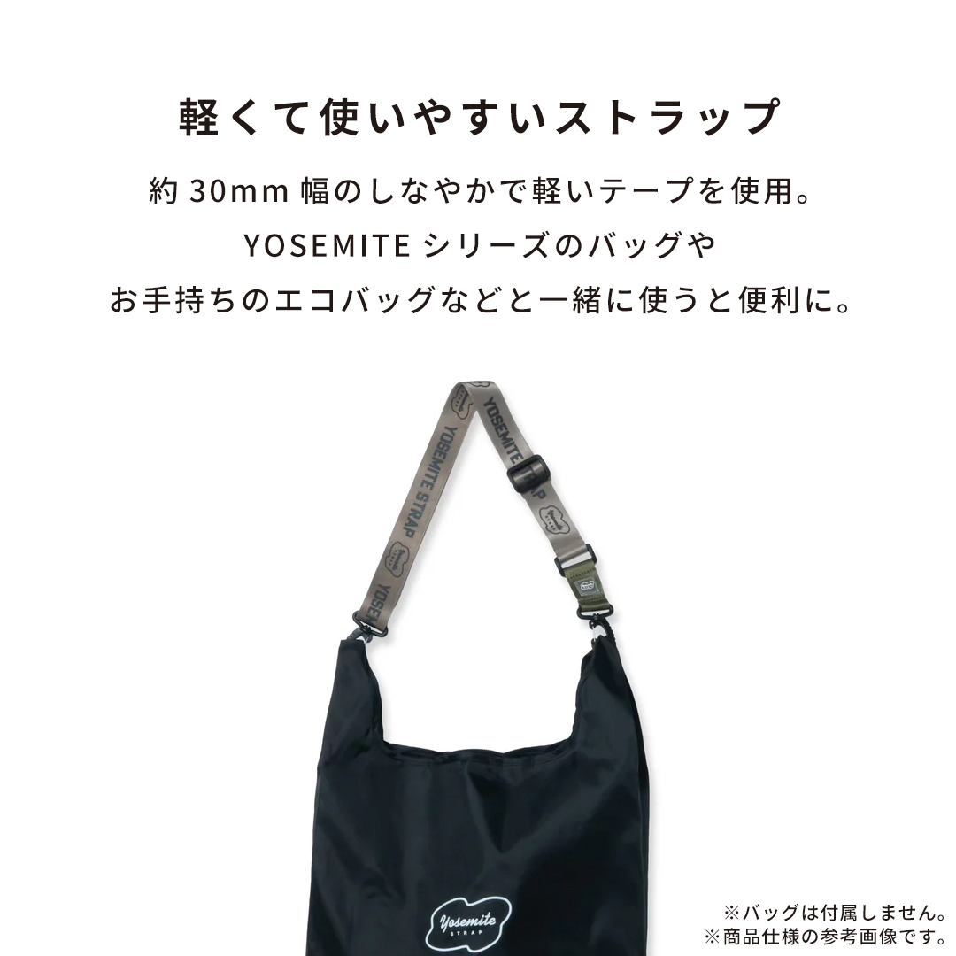 ECO BAG SHOULDER STRAP(BLACK/ブラック)