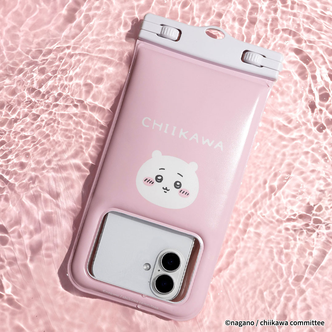 [各種スマートフォン対応]ディズニーキャラクター/DIVAID フローティング防水ケース ワイドサイズ ショルダーストラップ