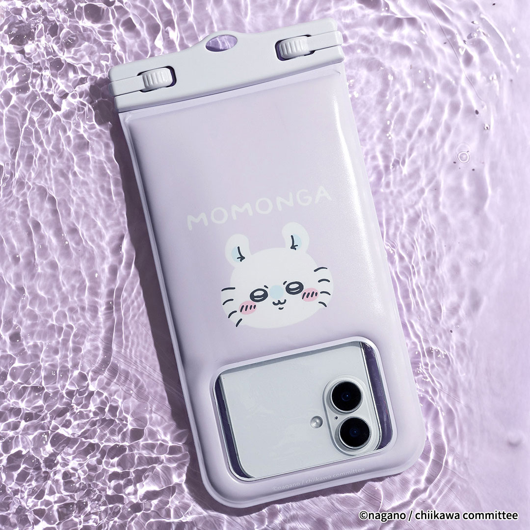 [各種スマートフォン対応]ディズニーキャラクター/DIVAID フローティング防水ケース ワイドサイズ ショルダーストラップ