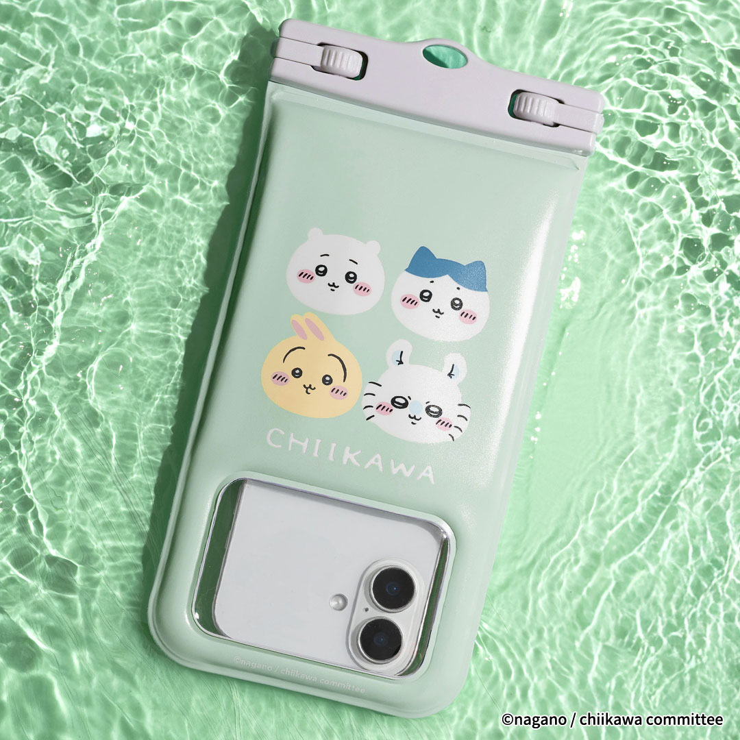 [各種スマートフォン対応]ディズニーキャラクター/DIVAID フローティング防水ケース ワイドサイズ ショルダーストラップ