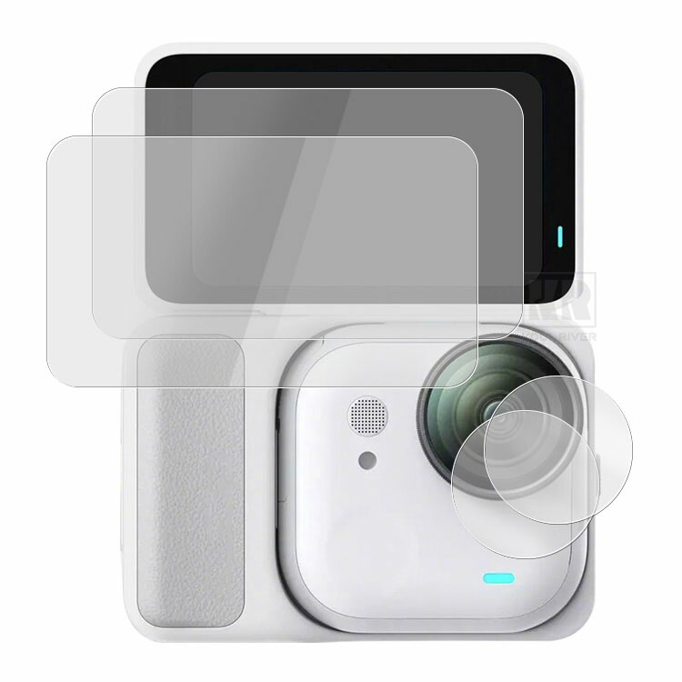 Insta360 GO Ultra �t���ی�t�B���� + �����Y�t�B���� 2�Z�b�g ���v4���� �����K���X �t���ی�t�B���� �J�����ی� �����Y�J�o�[ �t���ی�v���e�N�^�[
