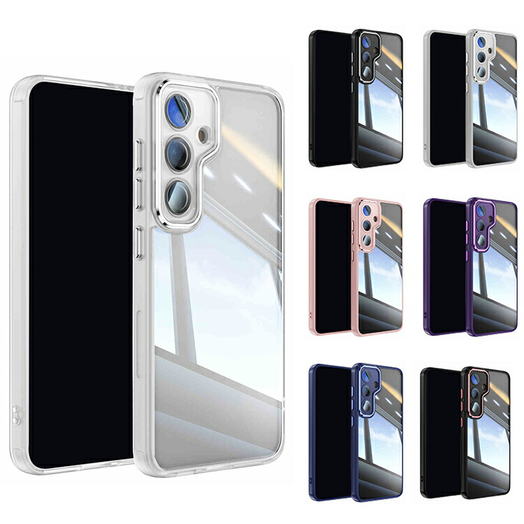 Galaxy A57 5G �P�[�X  �J�o�[ �N���A �w�ʓ��� �}�b�g TPU +�A���~+�v���X�`�b�N �X�g���b�v�z�[���t�� �V���v�� ������ Samsung �T���X��