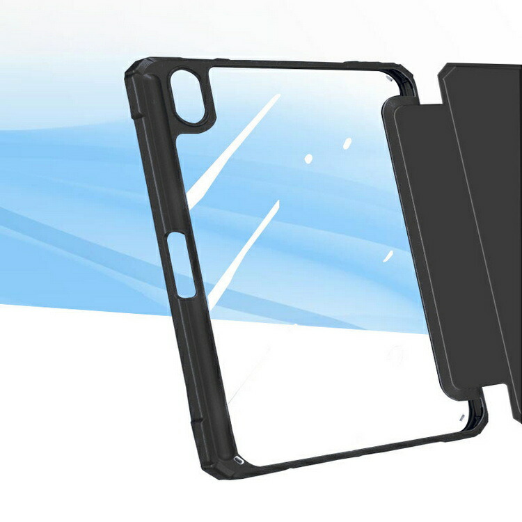 iPad Air (第5世代) ケース 10.9インチ 手帳型 かわいい ペン収納 背面