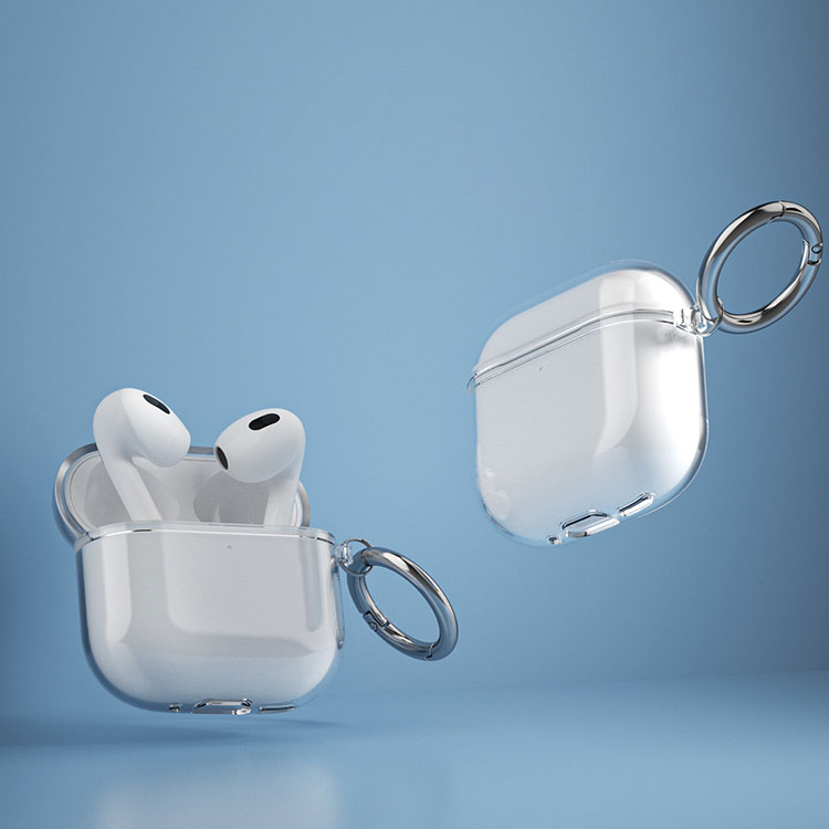 AirPods4 クリアケース AirPods 4 カバー クリア 透明 TPU かわいい