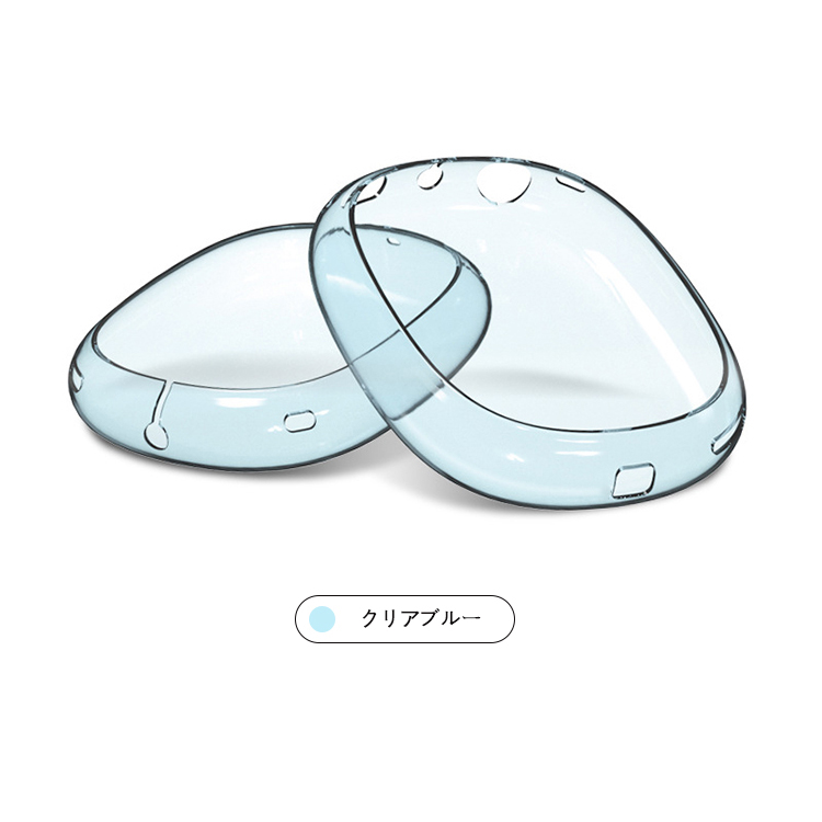 Apple AirPods Max2 ヘッドホン クリア ケース 耐衝撃 透明 TPU ソフト