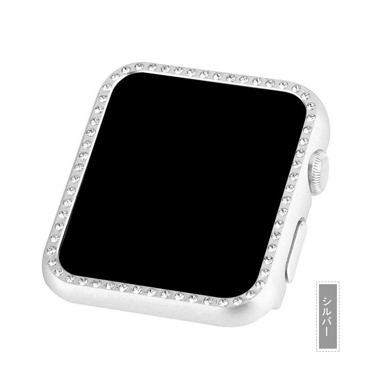 Apple Watch SE Series 6/5/4 ケース/カバー ラインストーン きらきら アルミカバー アップルウォッチ SE シリーズ6/5/4 44mm/40mm｜keitaicase｜05