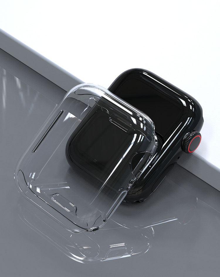 Apple Watch Series 9/8/7 ケース/カバー 41mm/45mm TPU 透明 アップルウォッチ シリーズ9/8/7 ソフトカバー｜keitaicase｜06