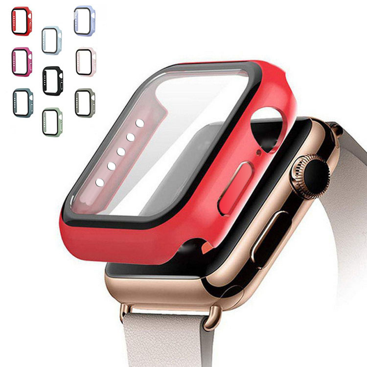 Apple Watch Series 9/8/7 ケース/カバー ガラスフィルム カバーケース/カバー 41mm/45mm 全面保護 液晶カバー アップルウォッチ シリーズ9/8/7｜keitaicase