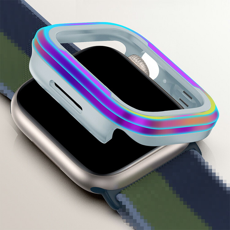 Apple Watch Series 9/8/7/Ultra 2/1 ケース 耐衝撃 カバー TPU＆アルミバンパー 41mm/45mm/49mm かっこいい アップルウォッチ シリーズ9/8/7/ウルトラ2/1 | ブランド登録なし | 05