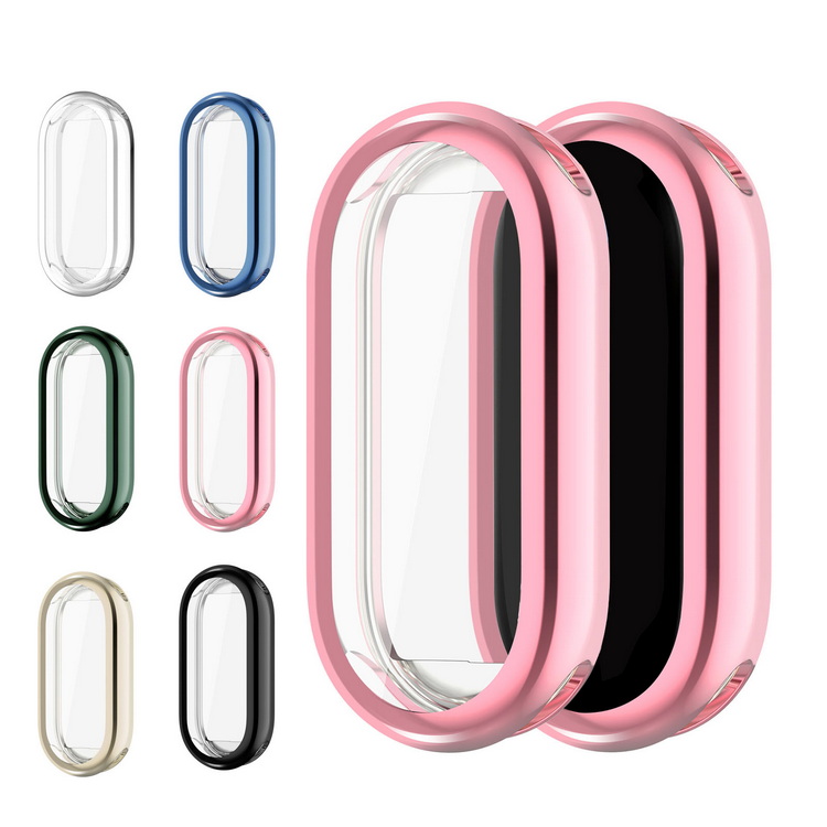 Xiaomi Smart Band 8 �P�[�X/�J�o�[ �t���ی� ���b�L �\�t�g�P�[�X �ی�P�[�X �ی�J�o�[ �V���I�~ �X�}�[�g �o���h8 �P�F/�N���A �\�t�g TPU