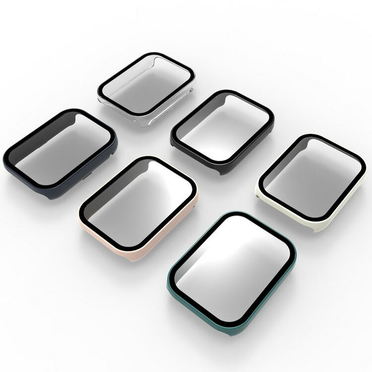 Xiaomi Smart Band 8 Pro ケース カバー 強化ガラス（ガラスフィルム）付き 全面保護 液晶保護ケース シャオミ スマート バンド8 プロ 単色/クリア｜keitaicase｜03