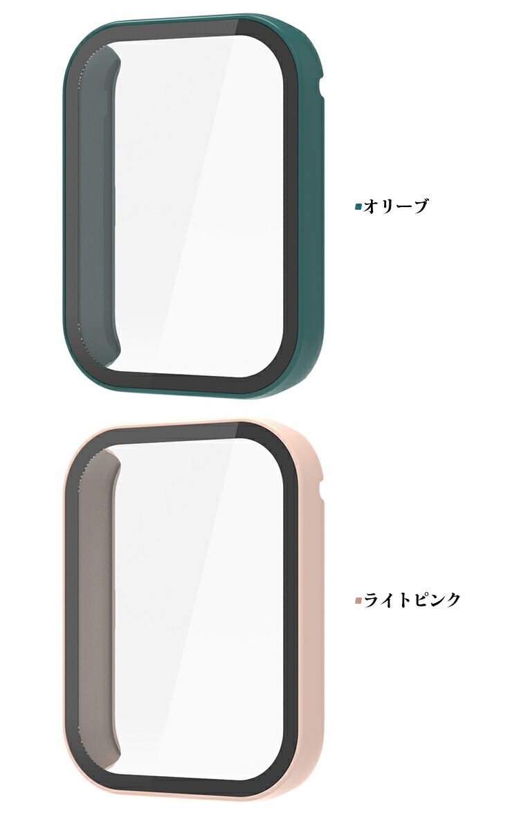 Xiaomi Smart Band 8 Pro ケース カバー 強化ガラス（ガラスフィルム）付き 全面保護 液晶保護ケース シャオミ スマート バンド8 プロ 単色/クリア｜keitaicase｜08