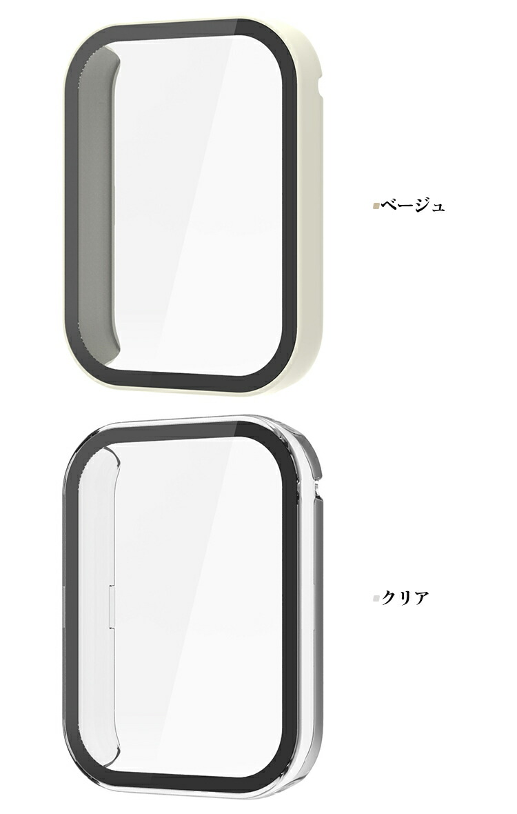 Xiaomi Smart Band 8 Pro ケース カバー 強化ガラス（ガラスフィルム）付き 全面保護 液晶保護ケース シャオミ スマート バンド8 プロ 単色/クリア｜keitaicase｜09