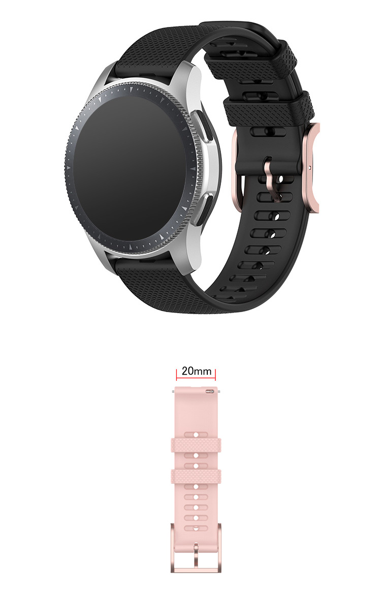 Amazfit Bip3 バンド Amazfit Bip 3 Pro ベルト シリコン バンド幅 20mm 交換リストバンド/交換バンド/交換ベルト おすすめ ソフトバンド シリコンバンド｜keitaicase｜03