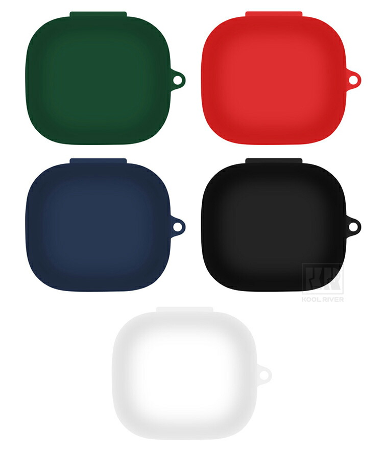 Beats Powerbeats Fit ケース シリコン シンプル カラビナ付き 保護