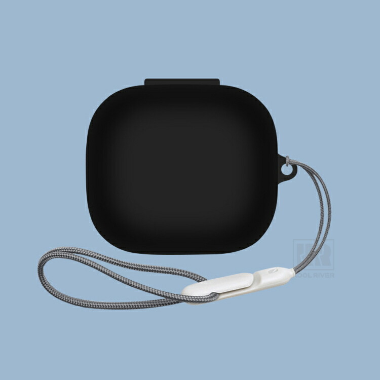 Beats Powerbeats Fit ケース シリコン シンプル 紐 ストラップ付き