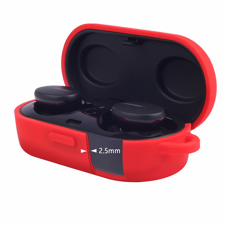 Bose Sport Earbuds ワイヤレスイヤホン ケース 保護シリコン カラビナ