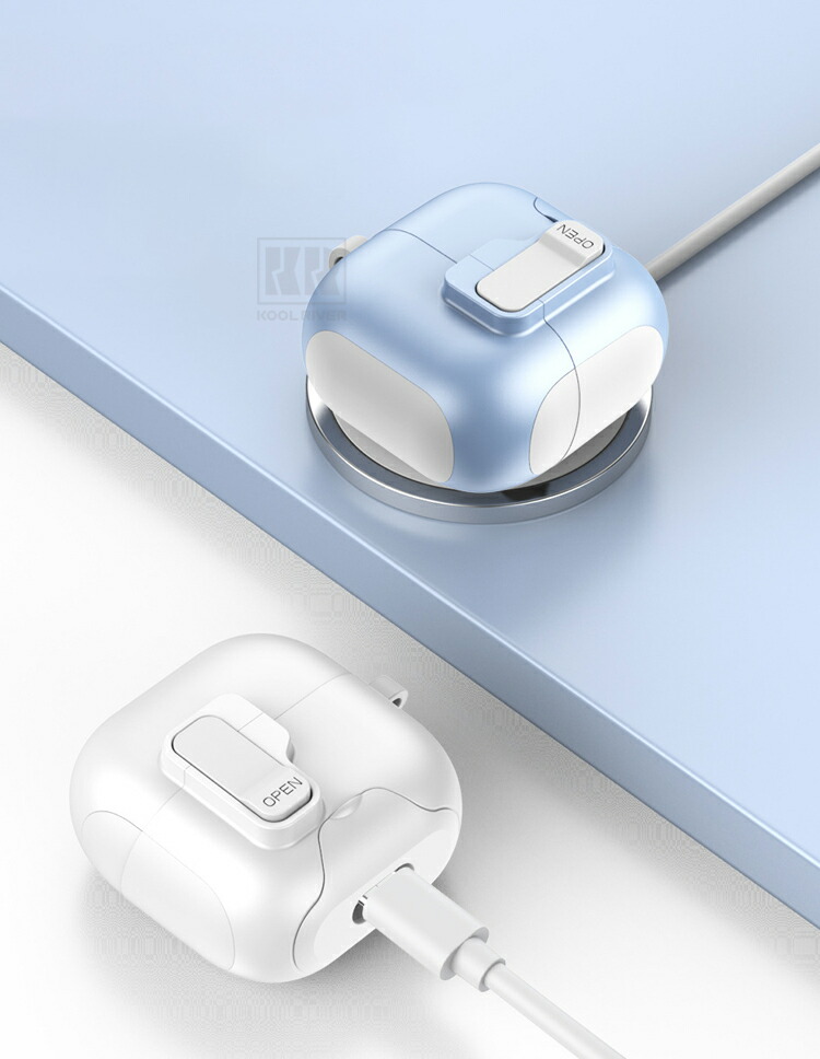 FreeClip 2対応 ケース カバー 充電穴付き カラビナ付き Qi充電