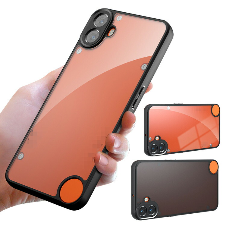 CMF Phone 1 P[X NA wʓ Jo[ }bg ϏՌ P[X/Jo[ TPU + vX`bN Xgbv Nothing ibVO CMF Phone 1 