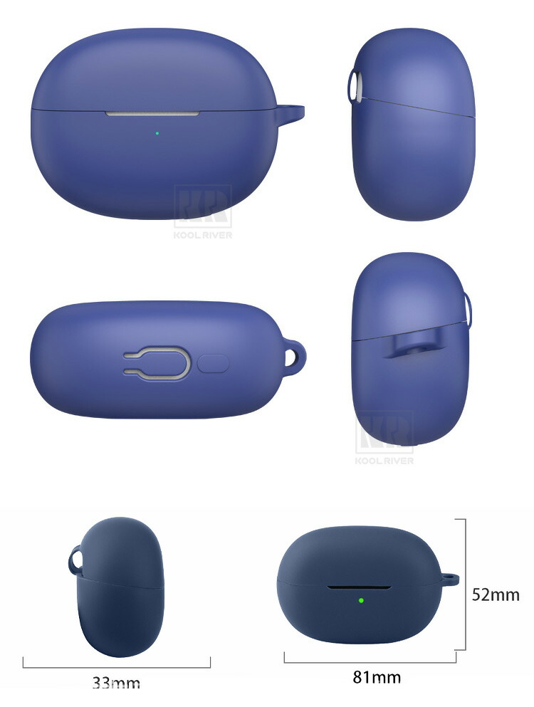 EarFun Clip 2対応 ケース シリコン 保護ケース Qi充電 ワイヤレス充電