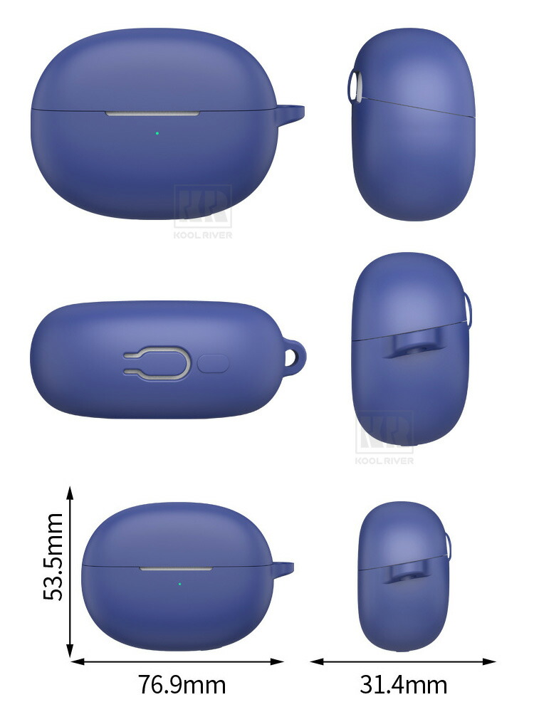 EarFun Clip ケース シリコン 保護ケース 傷防止 ソフトカバー イヤー
