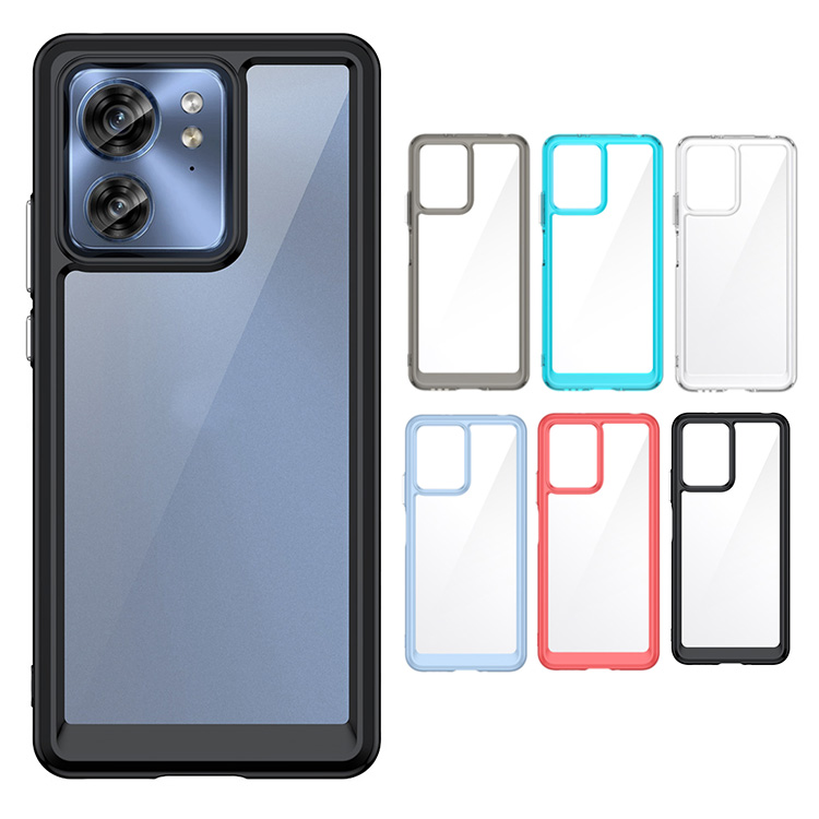 motorola edge 40 �P�[�X �J�o�[ ���� �J�o�[ �V���v�� ���g���[�� �G�b�W �ϏՌ� �P�[�X/�J�o�[ TPU + �v���X�`�b�N �X�g���b�v�z�[���t�� ��������