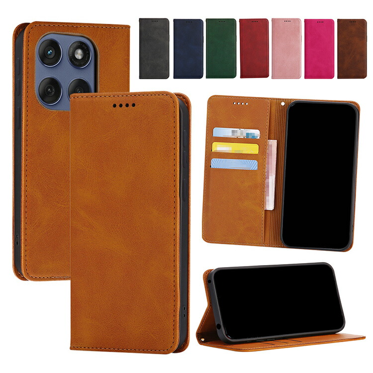 Edge 60 Pro �P�[�X 60s Pro �蒠�^ �J�o�[ PU���U�[ �蒠�^PU���U�[�P�[�X �X�^���h�@�\ �J�[�h���[ �X�g���b�v�� Motorola ���g���[�� �G�b�W 60 �v�� /