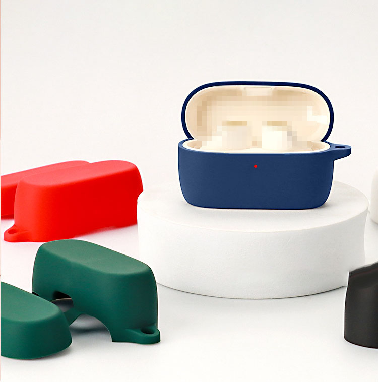 Jabra Elite 4 ケース ワイヤレスイヤホン 保護シリコン カラビナ付き