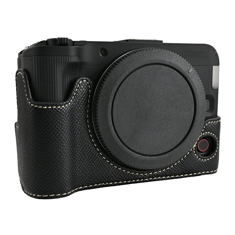 EOS R50 V ケース カメラケース PUレザーハーフケース ハーフカバー