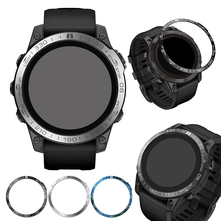 Garmin fenix 7X Pro ベゼルリング 7 7S 保護カバー ベゼルリング