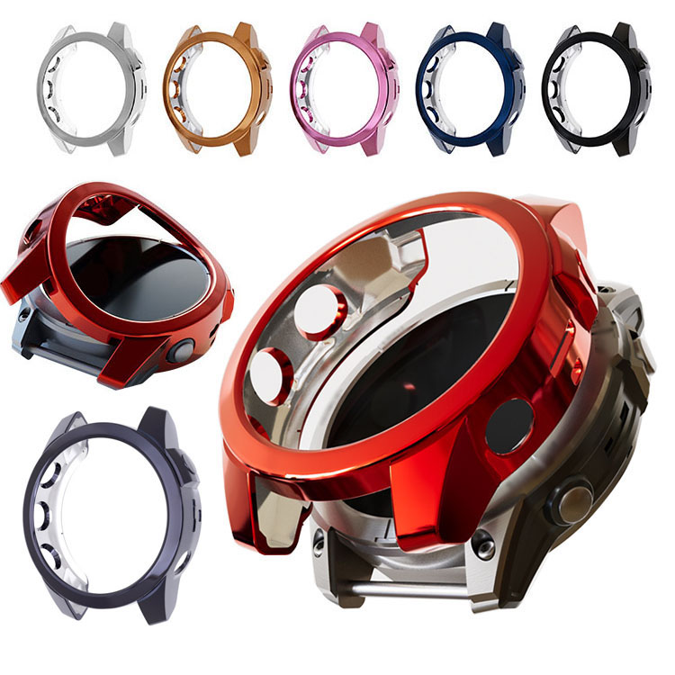 Garmin fenix 7S fenix 7X ケース カバー メッキ 保護ケース ソフト TPU プロテクター 耐衝撃 ソフトケース ガーミン | ブランド登録なし