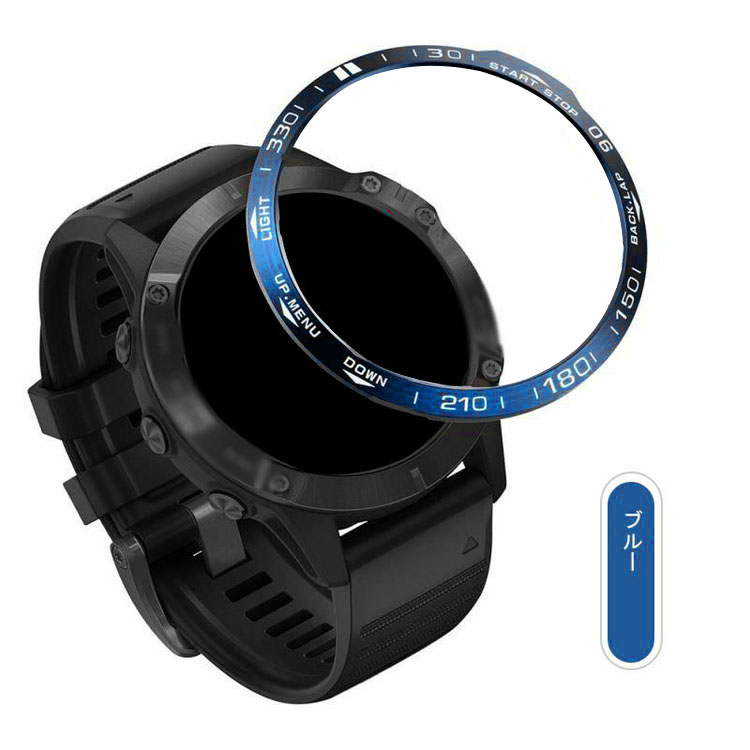 Garmin fenix7 fenix7S fenix7X ベゼルリング 保護カバー ベゼルフレーム ステンレス 取付簡単 粘着式 ガーミン ウォッチ スマートウォッチカバー | ブランド登録なし | 04